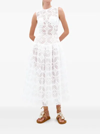 Silvia Tcherassi Paola Dress In White