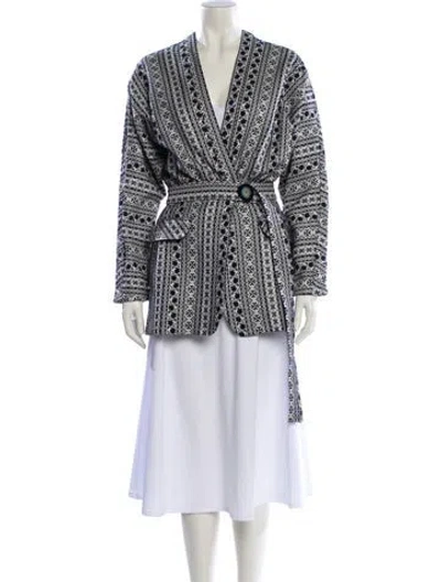 Pre-owned Silvia Tcherassi Patterned Evening Jacket In Multi