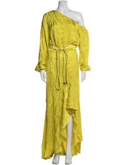 Pre-owned Silvia Tcherassi Patterned Long Dress In Green