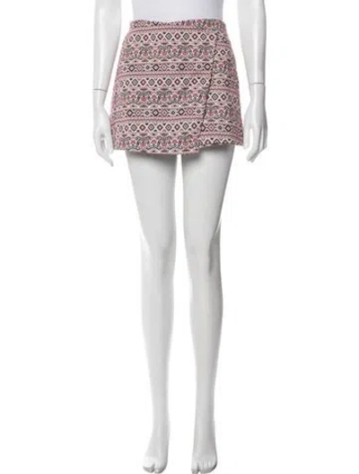 Pre-owned Silvia Tcherassi Patterned Mini Shorts In Multi