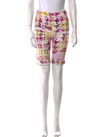 Pre-owned Silvia Tcherassi Printed Knee-length Shorts In Neutral