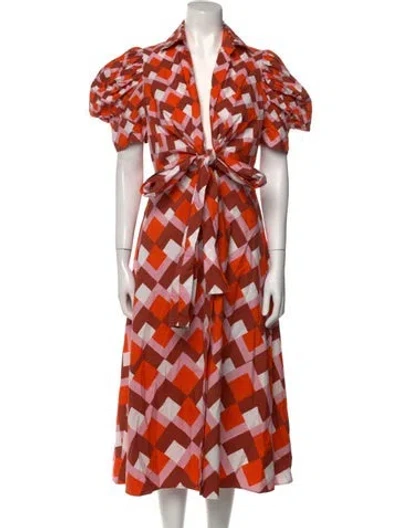 Pre-owned Silvia Tcherassi Printed Long Dress