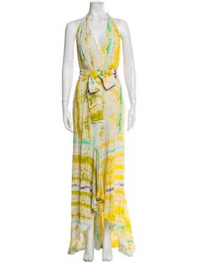 Pre-owned Silvia Tcherassi Printed Long Dress In Multi