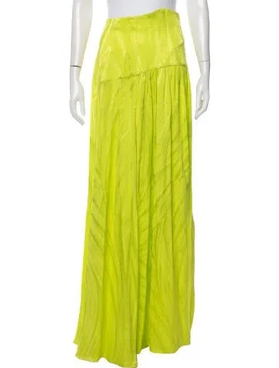 Pre-owned Silvia Tcherassi Printed Long Skirt In Green