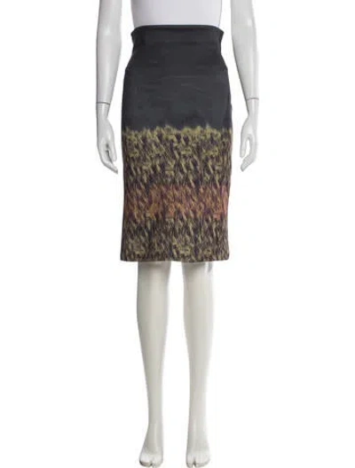 Pre-owned Silvia Tcherassi Printed Midi Length Skirt In Multi
