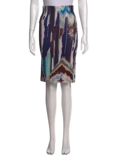 Pre-owned Silvia Tcherassi Printed Midi Length Skirt In Multi