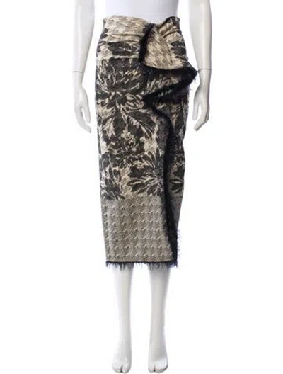 Pre-owned Silvia Tcherassi Printed Midi Length Skirt W/ Tags In Multi