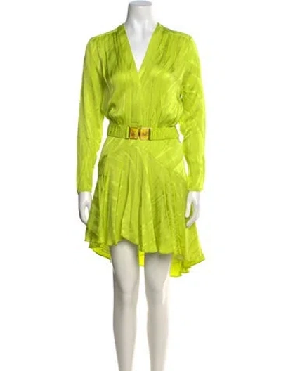 Pre-owned Silvia Tcherassi Printed Mini Dress In Green