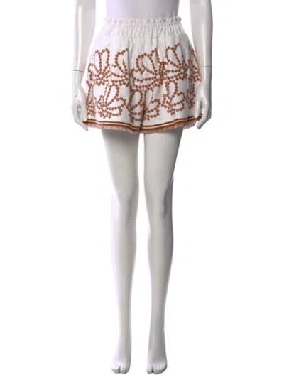 Pre-owned Silvia Tcherassi Printed Mini Shorts In Grey