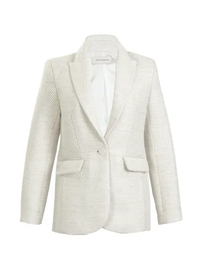 Silvia Tcherassi Rebeca Blazer In Neutral