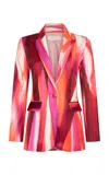 Silvia Tcherassi Rebeca Printed Blazer In Multi