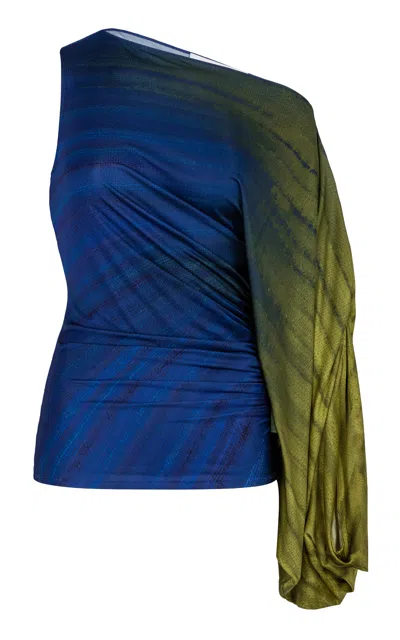 Silvia Tcherassi Rhona Blouse In Blue