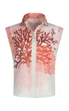 SILVIA TCHERASSI RINA PRINTED COTTON SHIRT