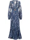 Silvia Tcherassi Robin Dress In Blue
