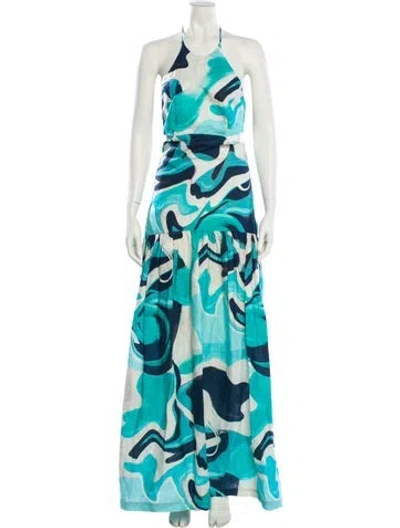 Pre-owned Silvia Tcherassi Rosalia Long Dress W/ Tags In Multi