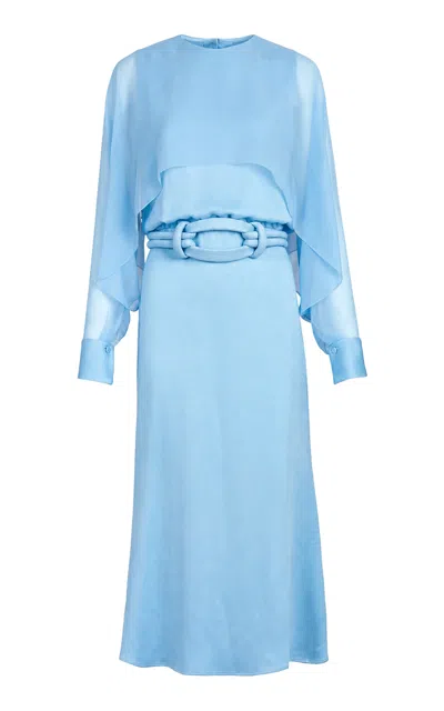 Silvia Tcherassi Rubina Maxi Dress In Blue