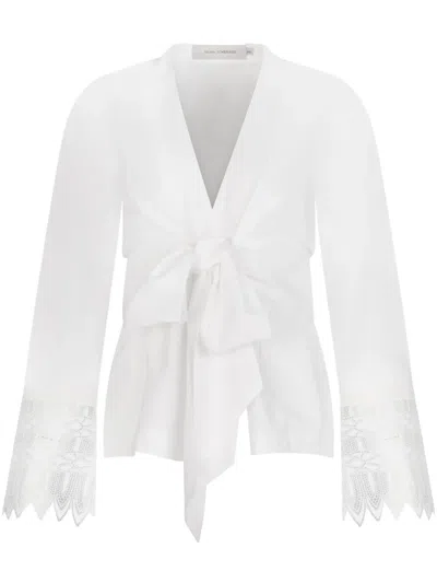 Silvia Tcherassi Saanvi Linen Blouse In White