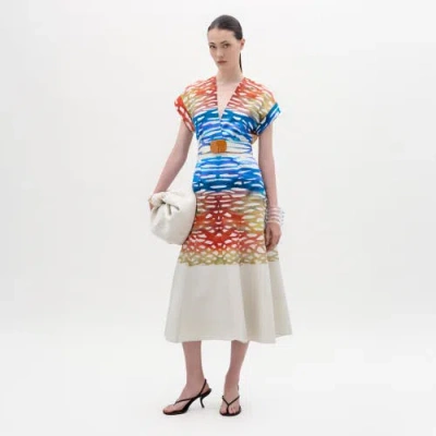 Silvia Tcherassi Sakura Dress In Multi