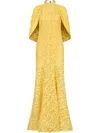 Silvia Tcherassi Salvina Gown In Yellow