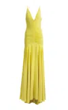 Silvia Tcherassi Sana Dress In Yellow