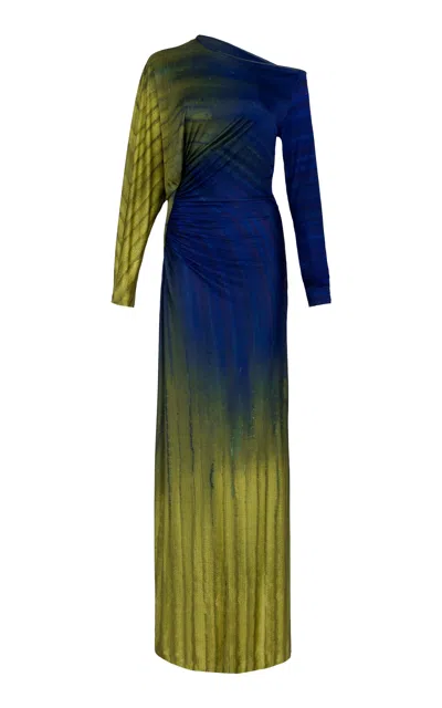 Silvia Tcherassi Saree Maxi Dress In Multi