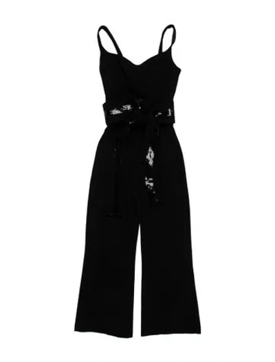 Pre-owned Silvia Tcherassi Scoop Neck Jumpsuit In Black