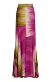 Silvia Tcherassi Shane Printed Maxi Skirt In Multi