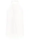 Silvia Tcherassi Shela Gathered Halter Blouse In White