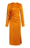 Silvia Tcherassi Shiloh Maxi Dress In Orange