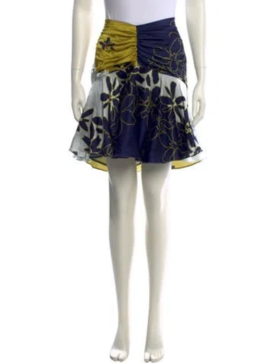 Pre-owned Silvia Tcherassi Silk Knee-length Skirt In Multi