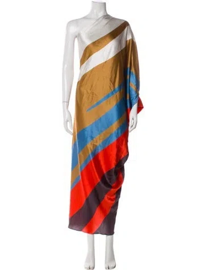 Pre-owned Silvia Tcherassi Silk Mini Dress In Multi