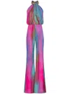 Silvia Tcherassi Siv Printed Jumpsuit In Blue