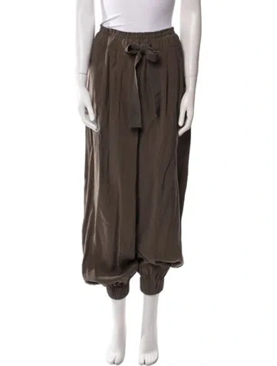 Pre-owned Silvia Tcherassi Skinny Leg Pants In Brown