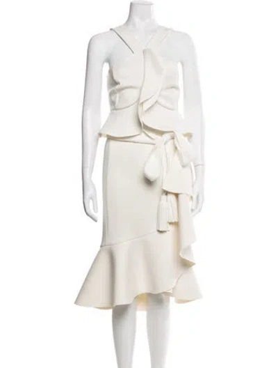 Pre-owned Silvia Tcherassi Skirt Set In Neutrals