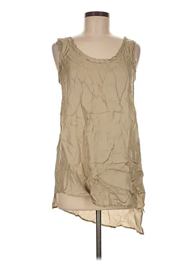Pre-owned Silvia Tcherassi Sleeveless Blouse In Tan