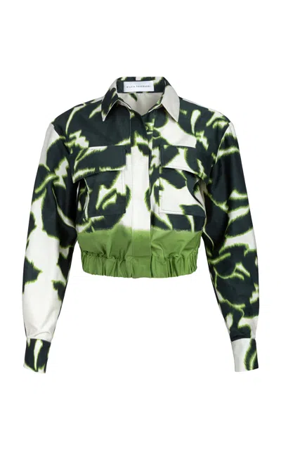 Silvia Tcherassi Soleil Cotton-blend Jacket In Multi