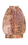 Silvia Tcherassi Stefano Printed Blouse In Animal