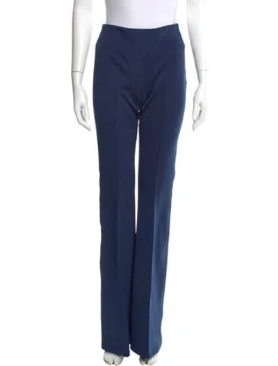 Pre-owned Silvia Tcherassi Straight Leg Pants In Blue
