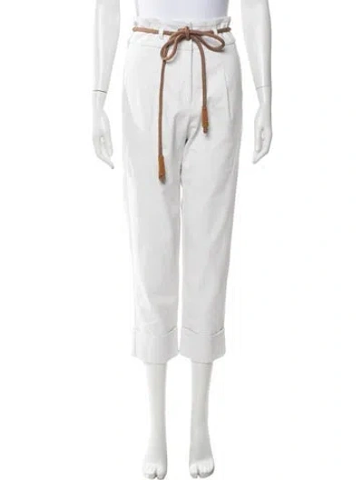 Pre-owned Silvia Tcherassi Straight Leg Pants In Neutral