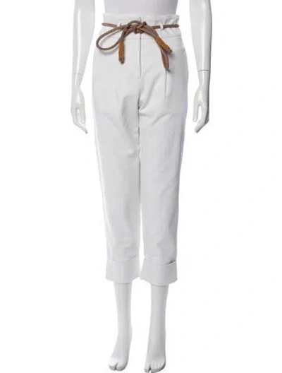 Pre-owned Silvia Tcherassi Straight Leg Pants W/ Tags In Gray
