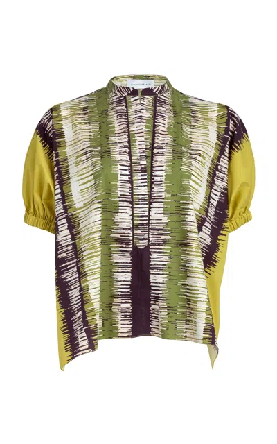 Silvia Tcherassi Susane Cotton Top In Print