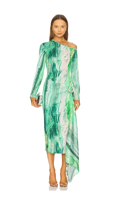 Silvia Tcherassi Tahia Dress In Green