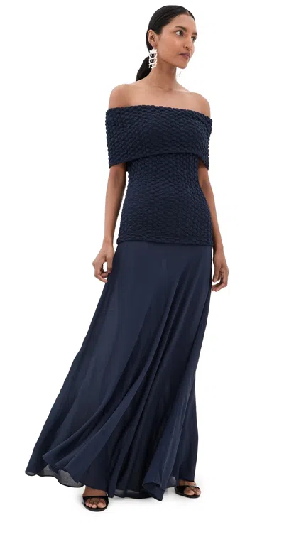 Silvia Tcherassi Taylor Dress Navy