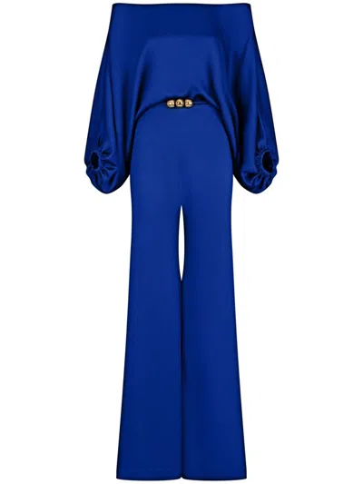 Silvia Tcherassi Theresa Jumpsuit In Blue