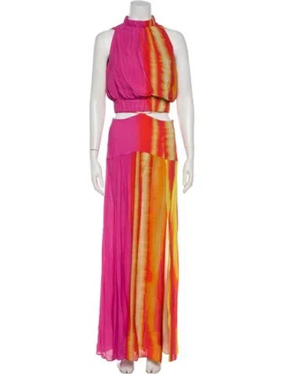 Pre-owned Silvia Tcherassi Tie-dye Print Dress Set In Multi