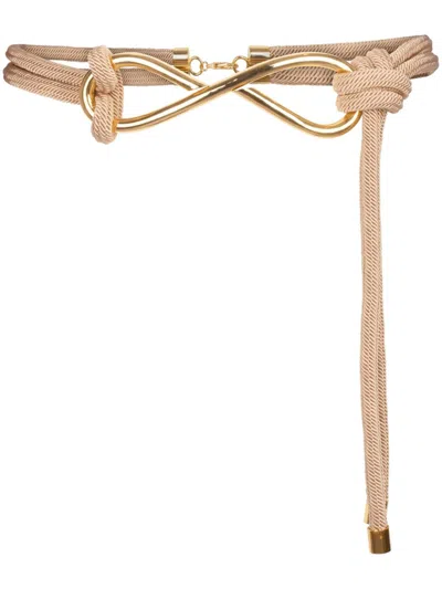 Silvia Tcherassi Tirza Belt In Neutrals