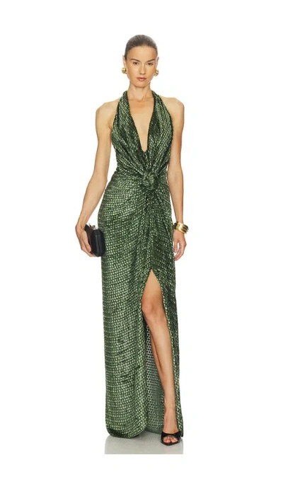 Silvia Tcherassi Torgiano Dress In Green