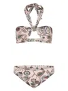 Silvia Tcherassi Valderice Bikini Mit Paisley-print In Blau