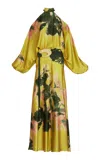 Silvia Tcherassi Valeria Off-the-shoulder Crepe Maxi Dress In Multi