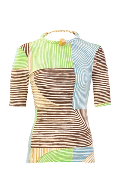 Silvia Tcherassi Varinia Abstract T-shirt